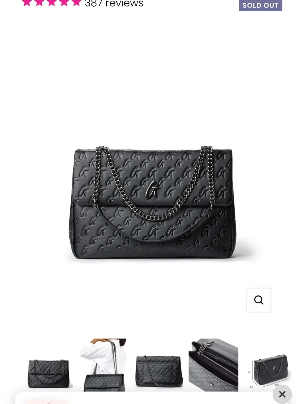 Black Quilted Chain Shoulder Bag - Elegant Everyday Women’s Bag
